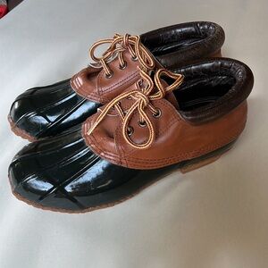 Panda Duck Water Shoes Rubber/Leather. Green and Tan. Men’s 9 Thermolite